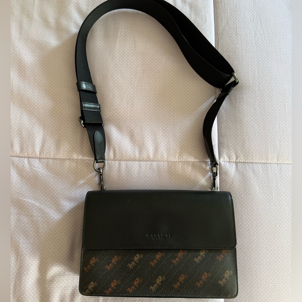 Coach Black and Brown Crossbody Bag - Picture 2 of 16